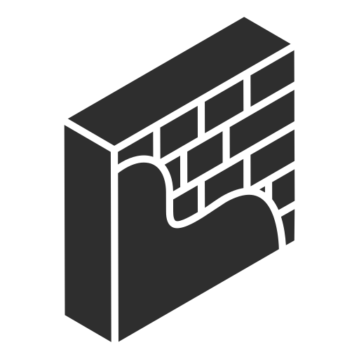 picto d'un mur