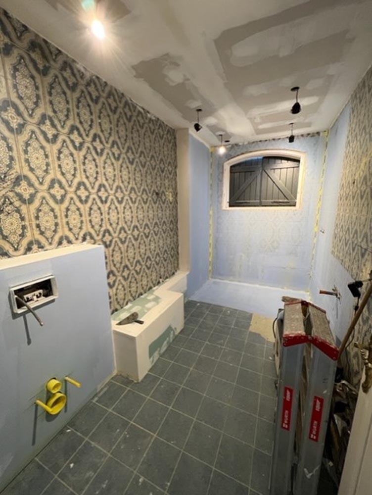 Rénovation de salle de bains avant